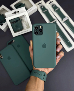 Silicon Case (PINE GREEN)